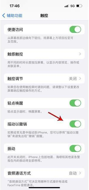 中牟苹果手机维修分享iPhone手机如何设置摇一摇删除文字 